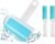 Sticky Lint Roller 3 Pack, Reusable Washable Lint Roller Pet Hair Remover Include Large and Small Size Cleaner for Clothes, Pet Hairs, Carseats
