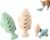 2Pcs Silicone Cat Toys, Multi-Functional Chew, Treat Dispenser, Interactive Feeder Toy for Indoor Cats, Food Puzzle Kitten Teething Toys, Durable Pet Training Toy with Catnip Ball (Pink&Green /Blue)