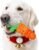 Tough Dog Toys for Aggressive Chewers: 7″ Bacon Flavored Dog Chew Bone, Hard Nylon & Rubber Teeth Cleaning Toy, Carrot-Shaped Dog Chew Toy for Large Medium Breed 20-70lbs