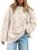 Trendy Queen Women’s Oversized Cable Knit Crewneck Sweaters Cozy Winter Clothes
